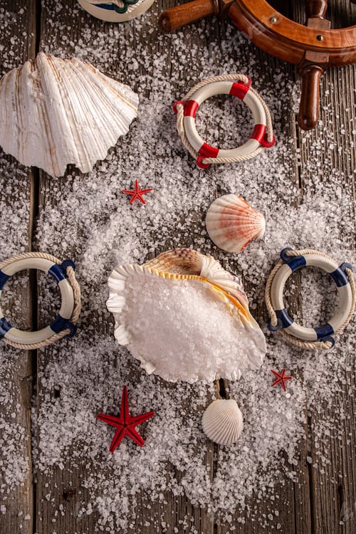 Preview: Sea salt in sea shell