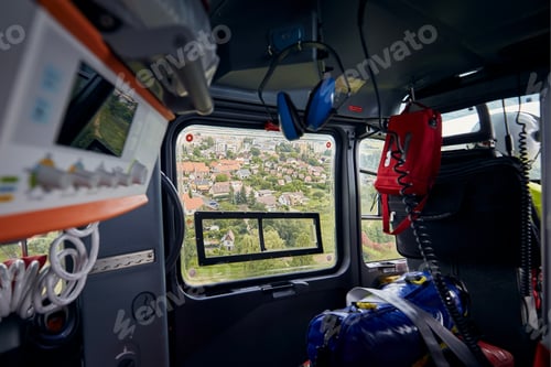 Preview: View from helicopter of emergency medical service