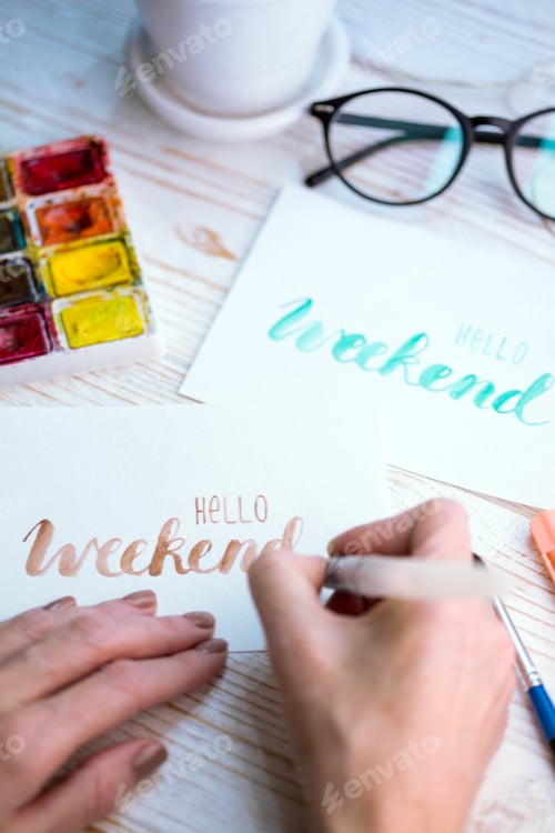 Preview: inscription - hello weekend