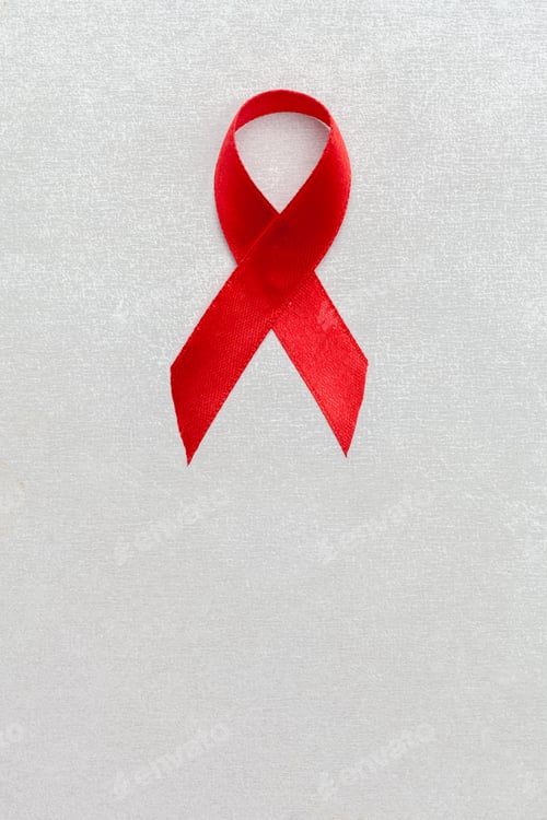 Preview: ribbon as symbol of aids awareness