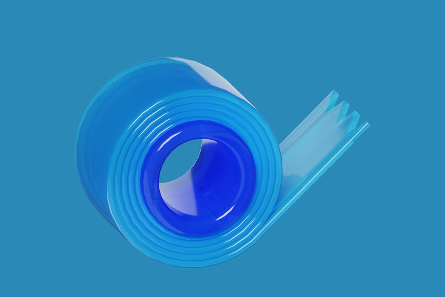 Cover for Roll of Blue Tape