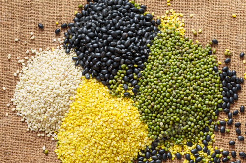 Preview: many beans on sack