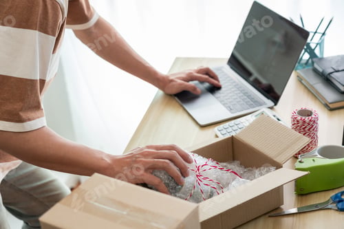 Preview: Order Fulfillment from Home Office Using Laptop