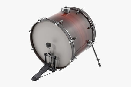 Preview: Bass Drum with Pedal Assembly