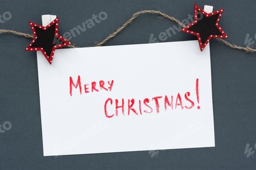 Preview: Merry Christmas inscription.