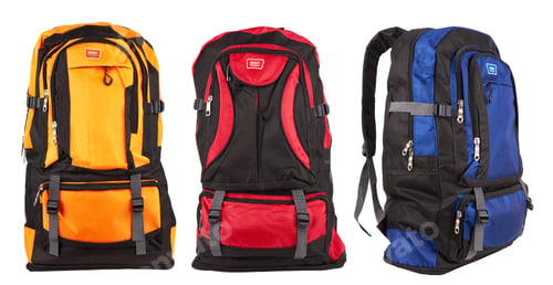 Preview: Big backpack for travel isolate on a white background