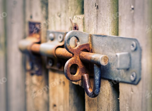 Preview: Old vintage Rusty lock