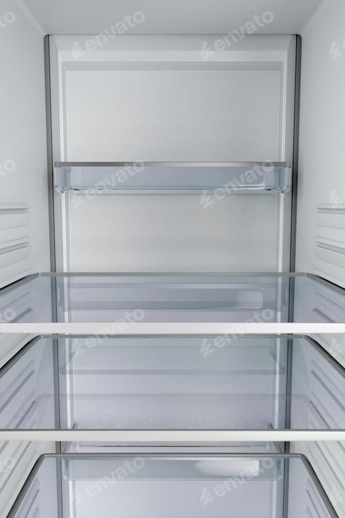 Preview: Inside of an empty fridge