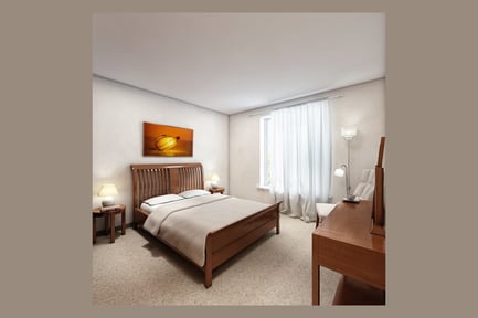 Preview: Classic Wood Bedroom Interior