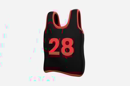 Preview: Basketball Jersey Away 3D Illustration