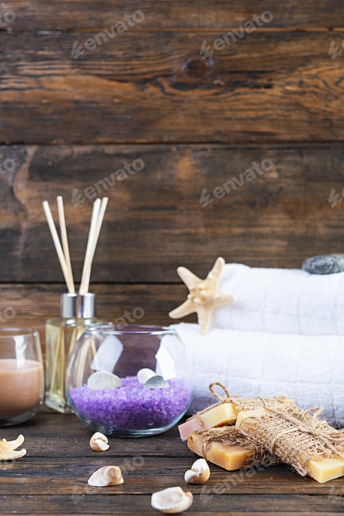 Preview: Concept of natural spa cosmetics and organic threatment bodycare