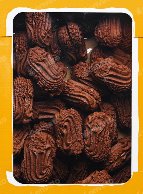 Preview: Chocolate viennese whirls in packaging