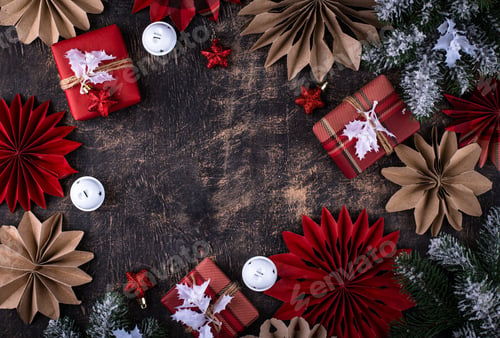 Preview: Scandinavian style Christmas paper decoration