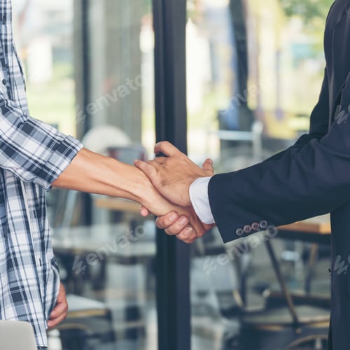 Preview: Close up Team Businesswoman hands partners sign contract with success business deal.