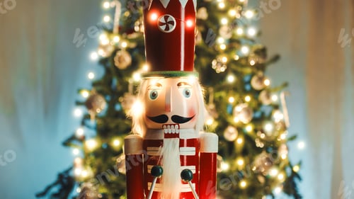 Preview: Nutcracker In Front Of Christmas Tree