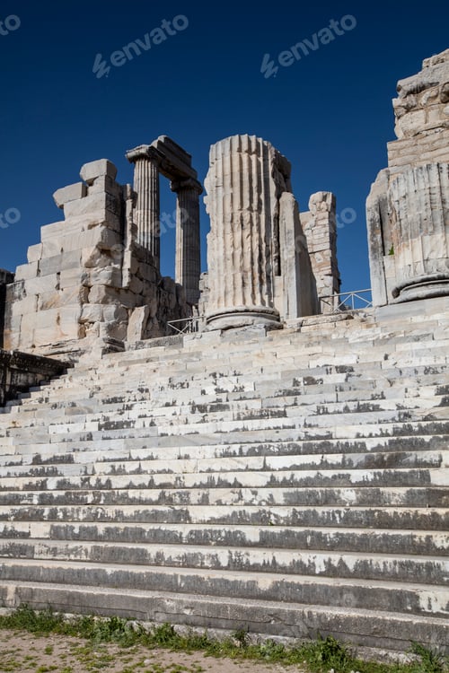 Preview: View of Temple of Apollo in antique city of Didyma, Aydin,Turkey