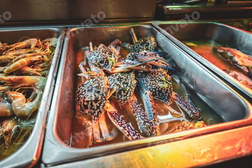 Preview: KUCHING / SARAWAK / MALAYSIA / JUNE 2014: Local street food mar