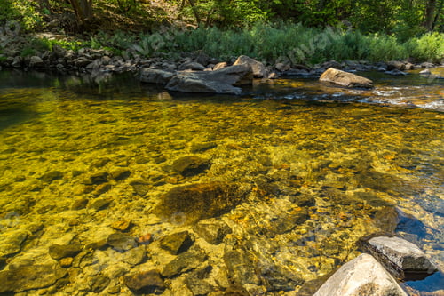 Preview: The Merced River In Yosemite Valley As It Flows From The Sierra Nevada To The San Joaquin Valley.