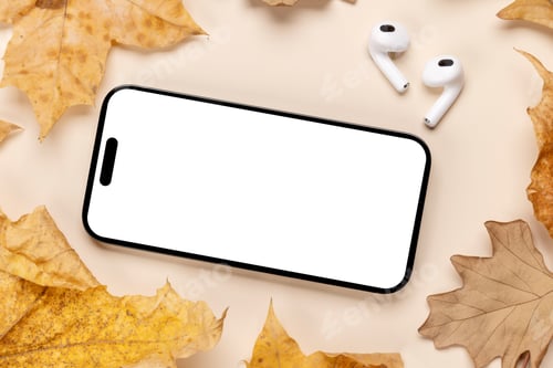Preview: Smartphone with blank scree