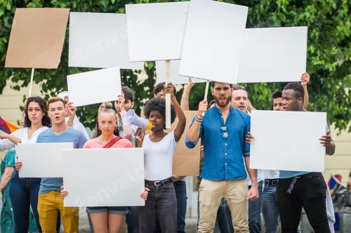 Preview: Activists demonstrating against social issues
