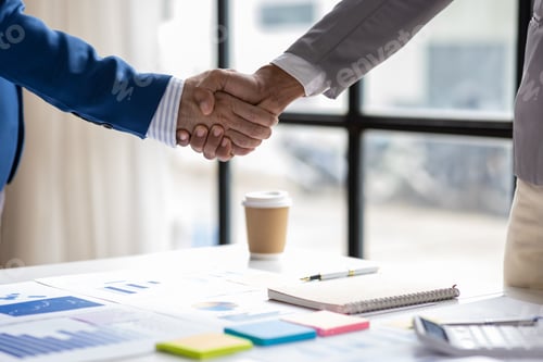 Preview: Handshake, business cooperation, Businessman shake hands in a meeting.