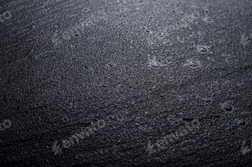 Preview: Wet slate stone dark background top view
