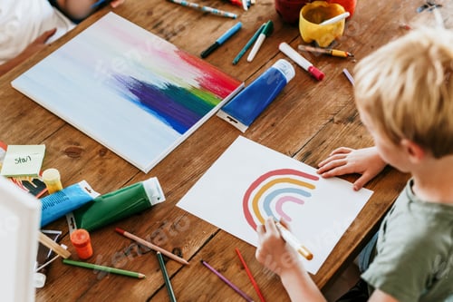 Preview: Kids in art class, homeschooling in the new normal