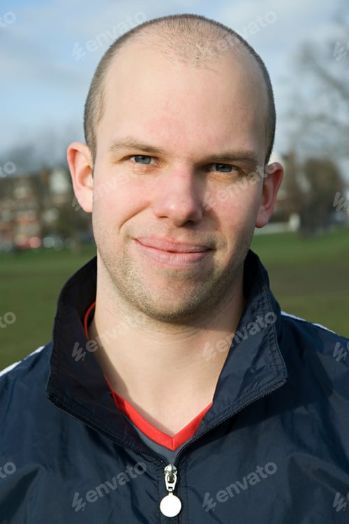 Preview: Portrait of a footballer