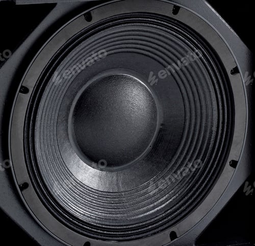Preview: Stereo music audio equipment bass sound speaker