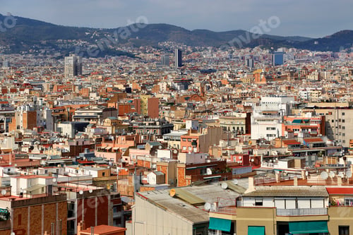 Preview: Beautiful view of Barcelona, Catalonia, Spain