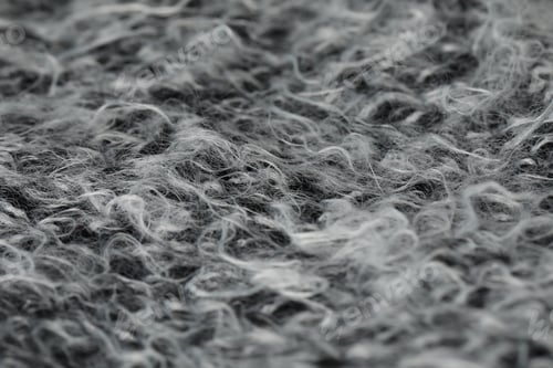 Preview: Texture of grey wool fabric as background, closeup