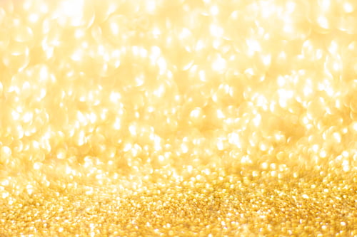 Preview: Gold glitter defocused texture background. gold christmas abstract background