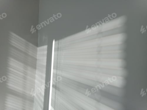 Preview: Shadow from the blinds on the wall.