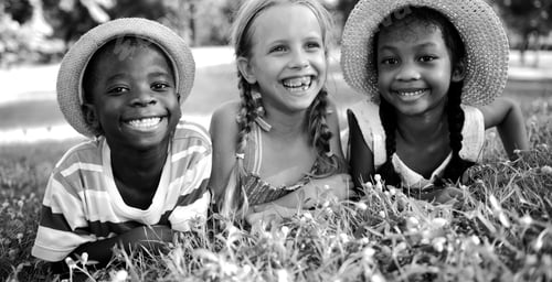 Preview: Child Friends Boys Girls Playful Nature Offspring Concept