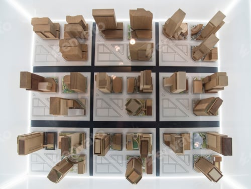 Preview: Miniature city blocks