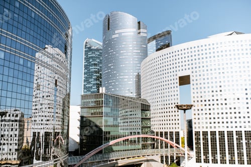 Preview: Skyscrapers at the financial district of Paris city