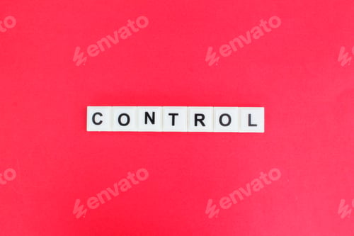 Preview: letters of the alphabet with control words.