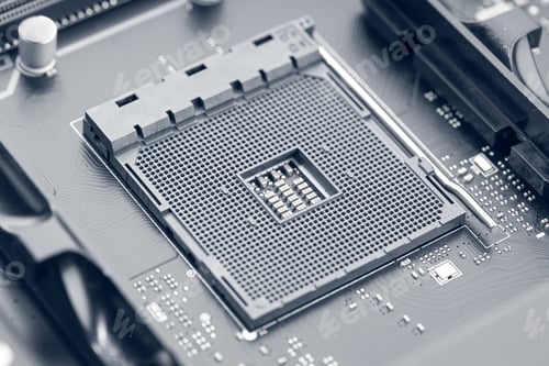 Preview: CPU socket on motherboard