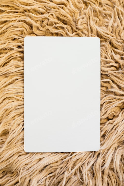 Preview: Piece of paper on a carpet
