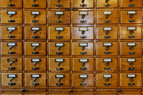 Preview: Card Catalog Drawers