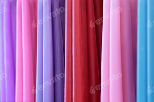 Preview: Assorted multicolour wax candles