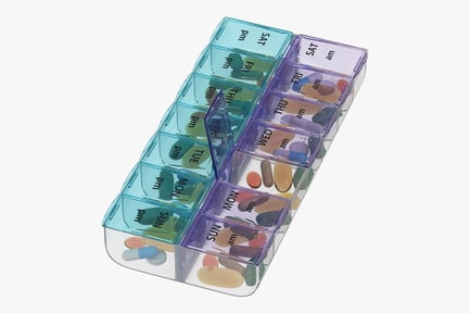 Preview: AM/PM Weekly Pill Dispenser