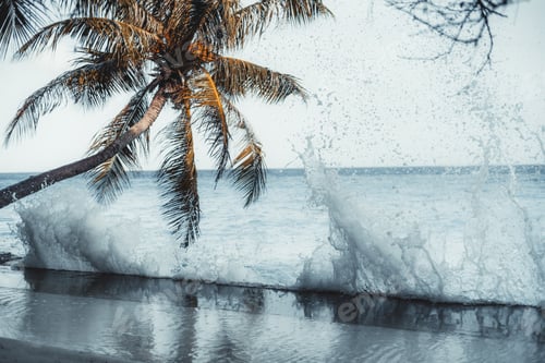 Preview: Waves crashing on the pier