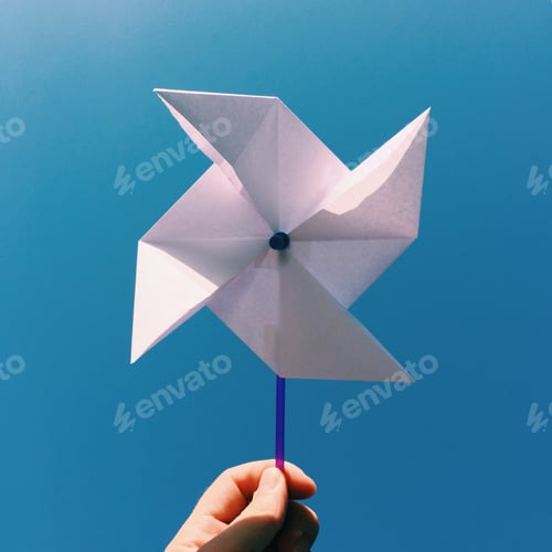 Preview: Pinwheel. Origami