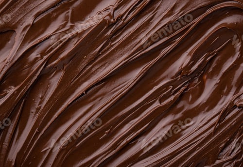 Preview: Food texture of melted chocolate or spread.