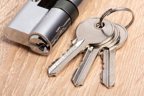 Preview: Key cylinder with keys