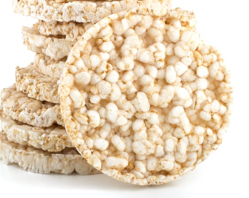 Preview: Corn crackers isolated on white background