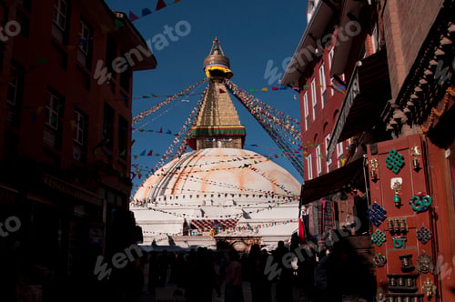 Preview: Boudhanath Stupa in Kathmandu, Nepal, UNESCO World Heritage Site.