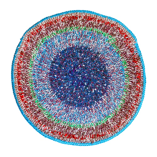Preview: Colorful handmade knitted rug