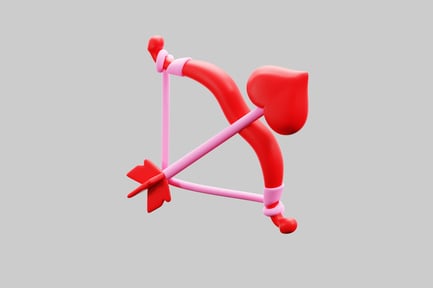 Preview: Cartoon cupid bow and arrow